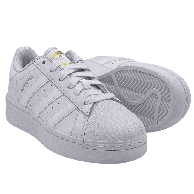 adidas Superstar XLG J – White - Gold Metallic (4)