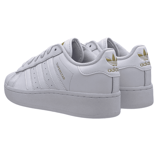 adidas Superstar XLG J – White - Gold Metallic (5)