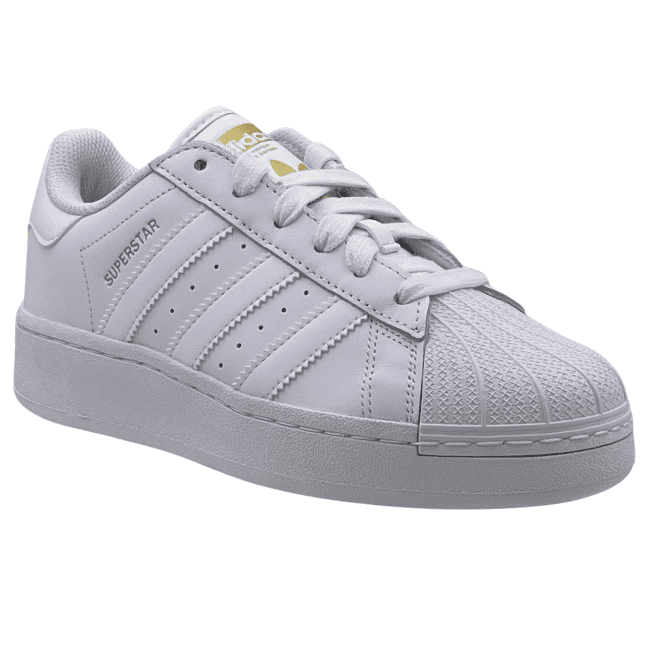 adidas Superstar XLG J – White - Gold Metallic